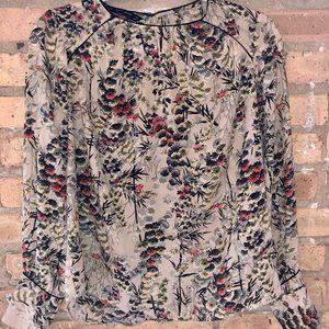 Zara Floral Print Top